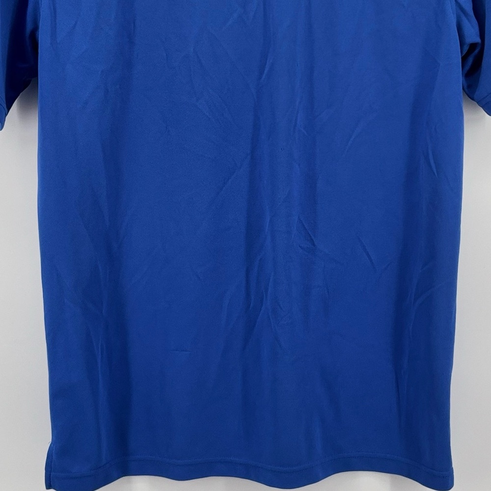 johnnie-O Mens Blue Short Sleeve Performance Polo Logo left sleeve Size LG - Picture 6 of 12